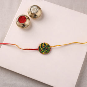 Manjusha Art Handpainted Resin Rakhi 05
