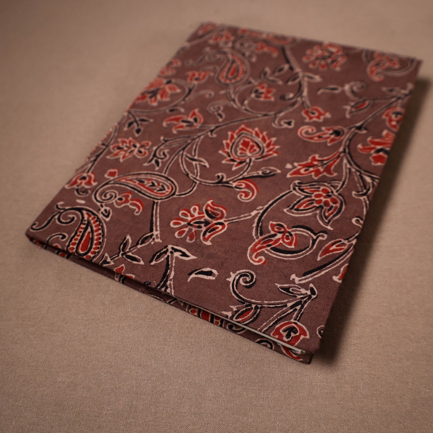 Handmade Paper Notebook in Ajrakh Cover (9 x 7 in) 57