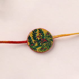 Manjusha Art Handpainted Resin Rakhi 05