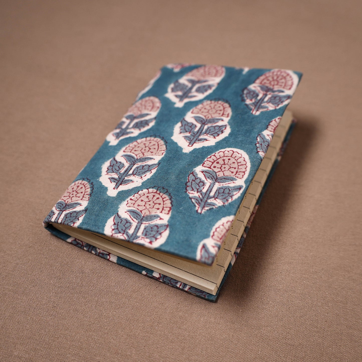 Handmade Paper Notebook in Floral Cover (5 x 3.5 in) 93