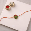 Manjusha Art Handpainted Resin Rakhi 09
