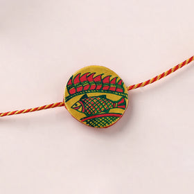 Manjusha Art Handpainted Resin Rakhi 09