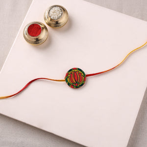 Manjusha Art Handpainted Resin Rakhi 11