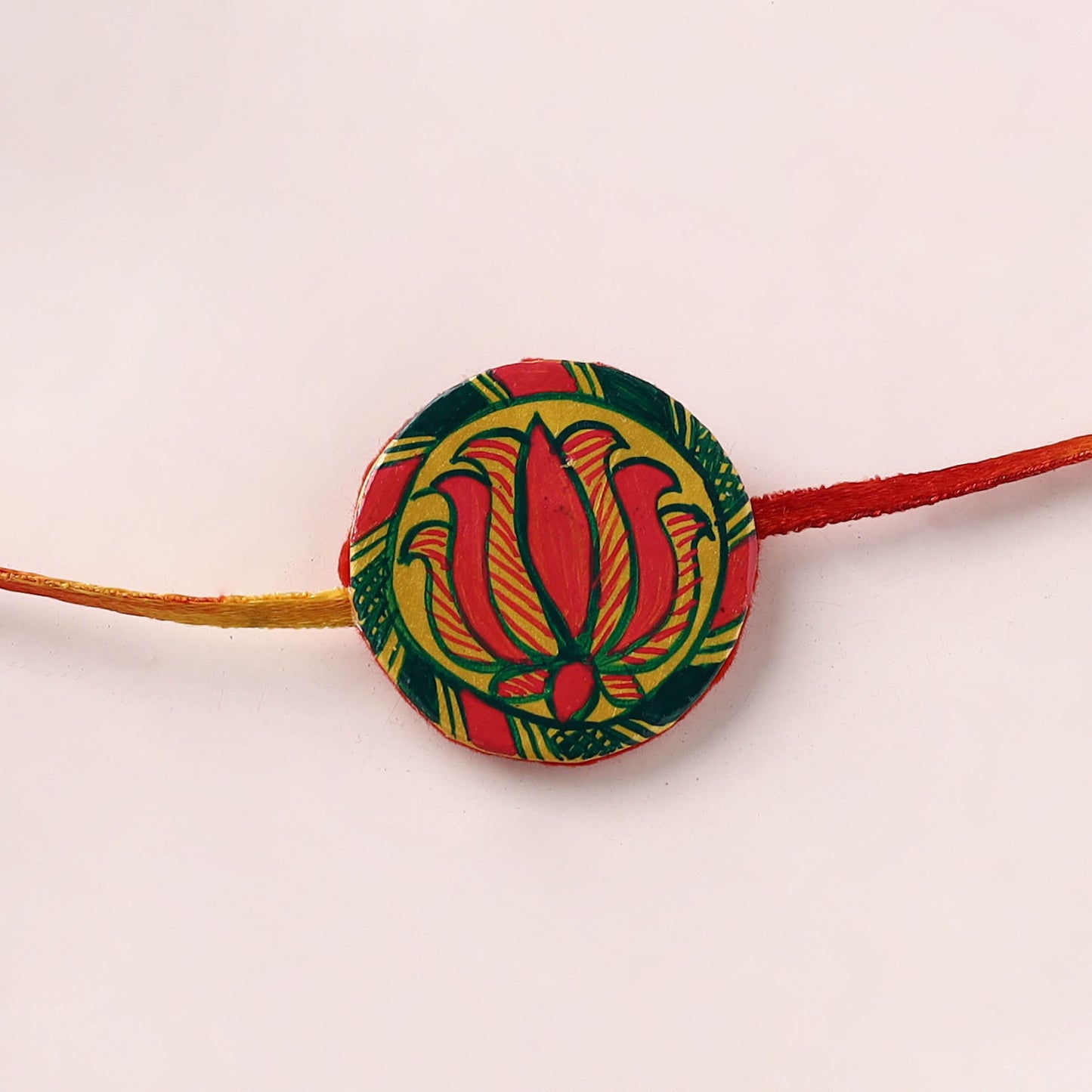 Manjusha Art Handpainted Resin Rakhi 11