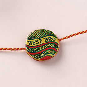 Manjusha Art Handpainted Resin Rakhi 12