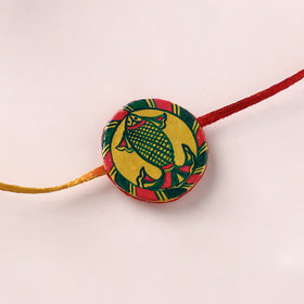 Manjusha Art Handpainted Resin Rakhi 13