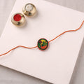 Manjusha Art Handpainted Resin Rakhi 15