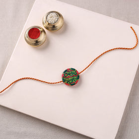 Manjusha Art Handpainted Resin Rakhi 16