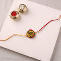 Manjusha Art Handpainted Resin Rakhi 17