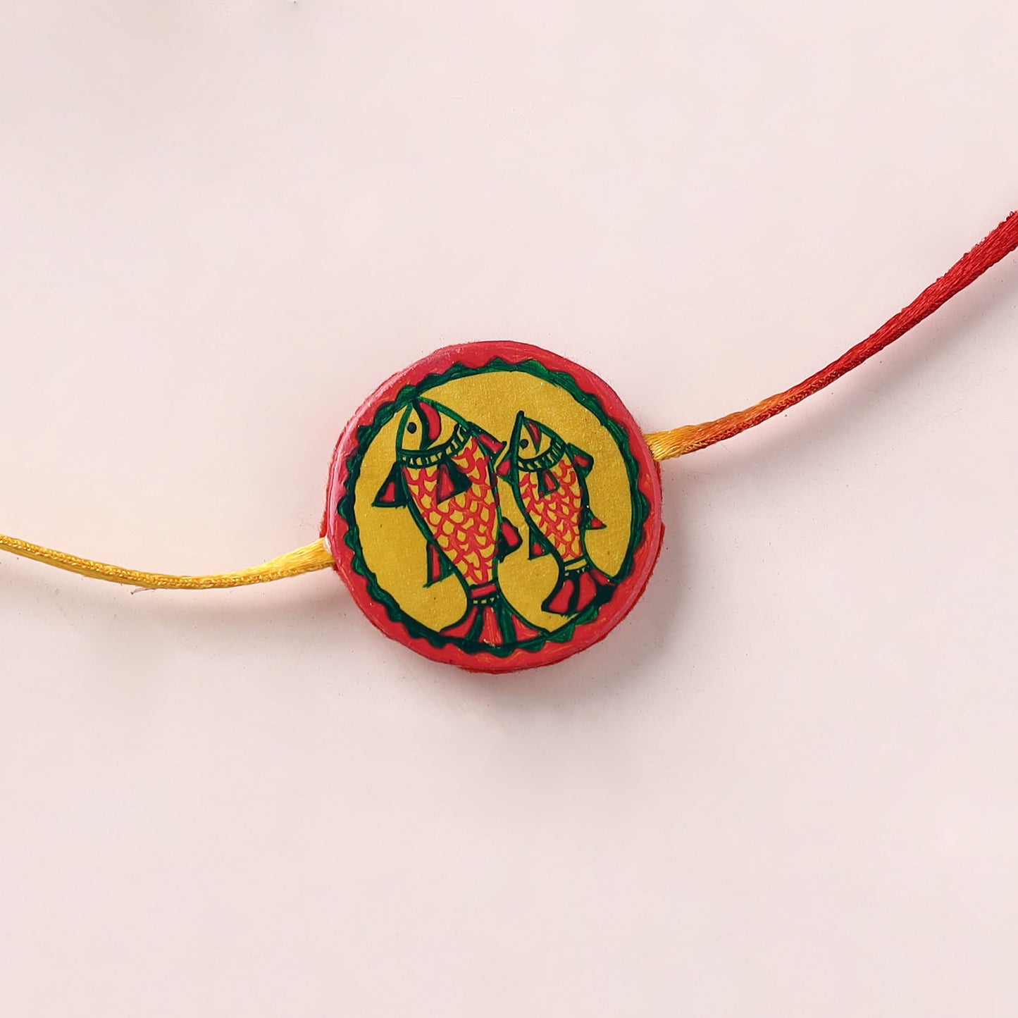 Manjusha Art Handpainted Resin Rakhi 17
