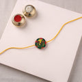 Manjusha Art Handpainted Resin Rakhi 18