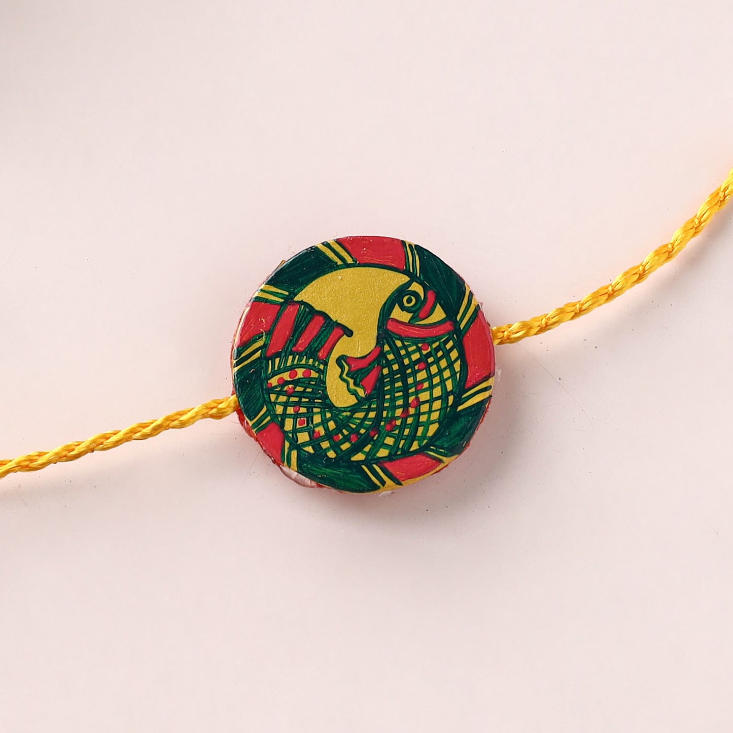 Manjusha Art Handpainted Resin Rakhi 18