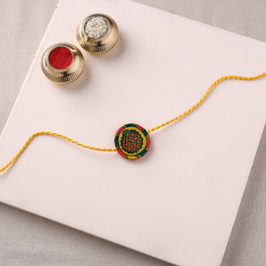 Manjusha Art Handpainted Resin Rakhi 19