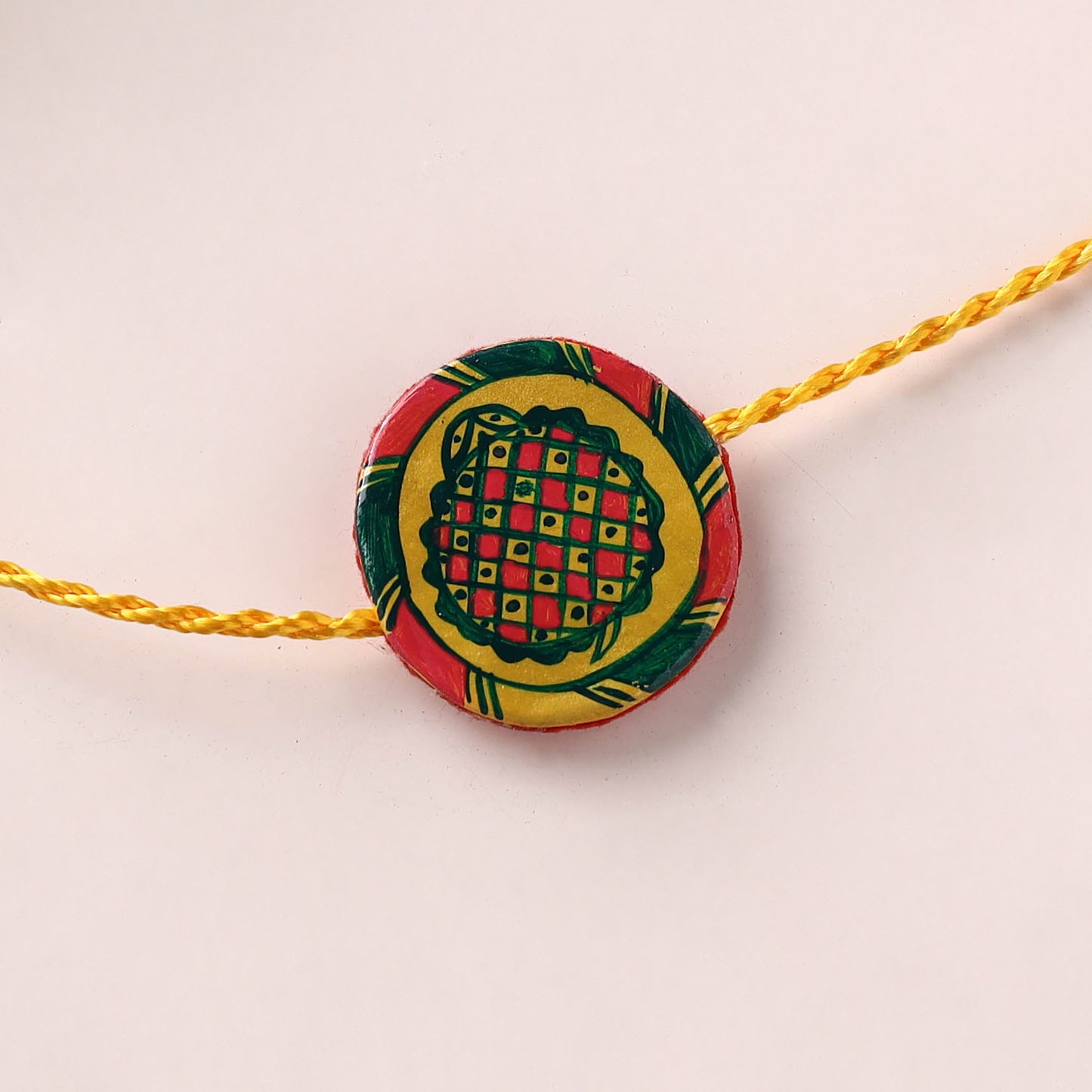 Manjusha Art Handpainted Resin Rakhi 19