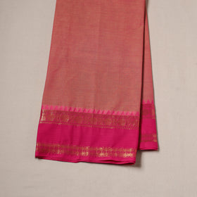 Kanchipuram Cotton Fabric with Zari Border 08