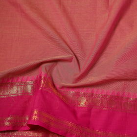 Kanchipuram Cotton Fabric with Zari Border 08