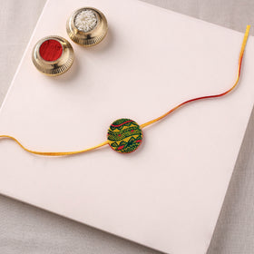 Manjusha Art Handpainted Resin Rakhi 21
