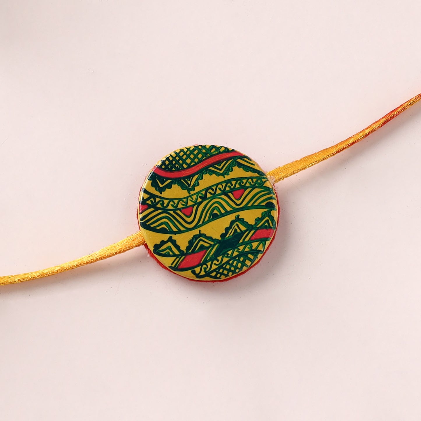 Manjusha Art Handpainted Resin Rakhi 21