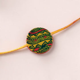Manjusha Art Handpainted Resin Rakhi 21