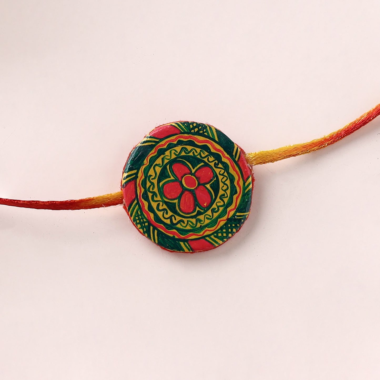 Manjusha Art Handpainted Resin Rakhi 22