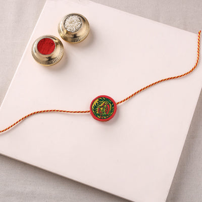 Manjusha Art Handpainted Resin Rakhi 23