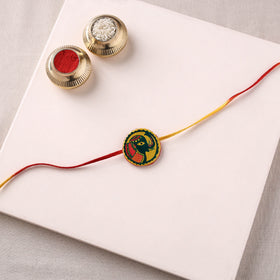 Manjusha Art Handpainted Resin Rakhi 24