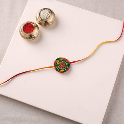 Manjusha Art Handpainted Resin Rakhi 25