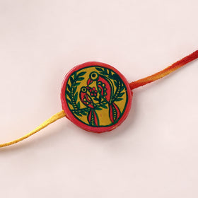 Manjusha Art Handpainted Resin Rakhi 27