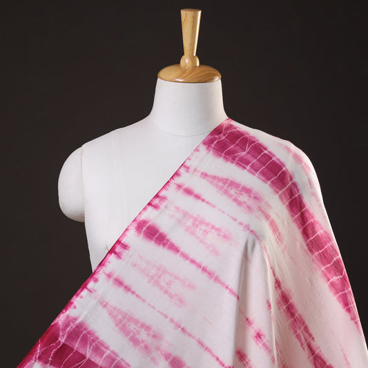 Pink - Shibori Tie-Dye Cotton Fabric