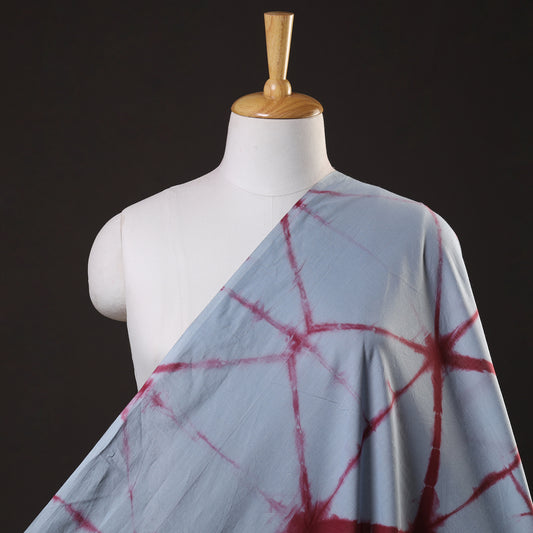 Grey - Shibori Tie-Dye Cotton Fabric
