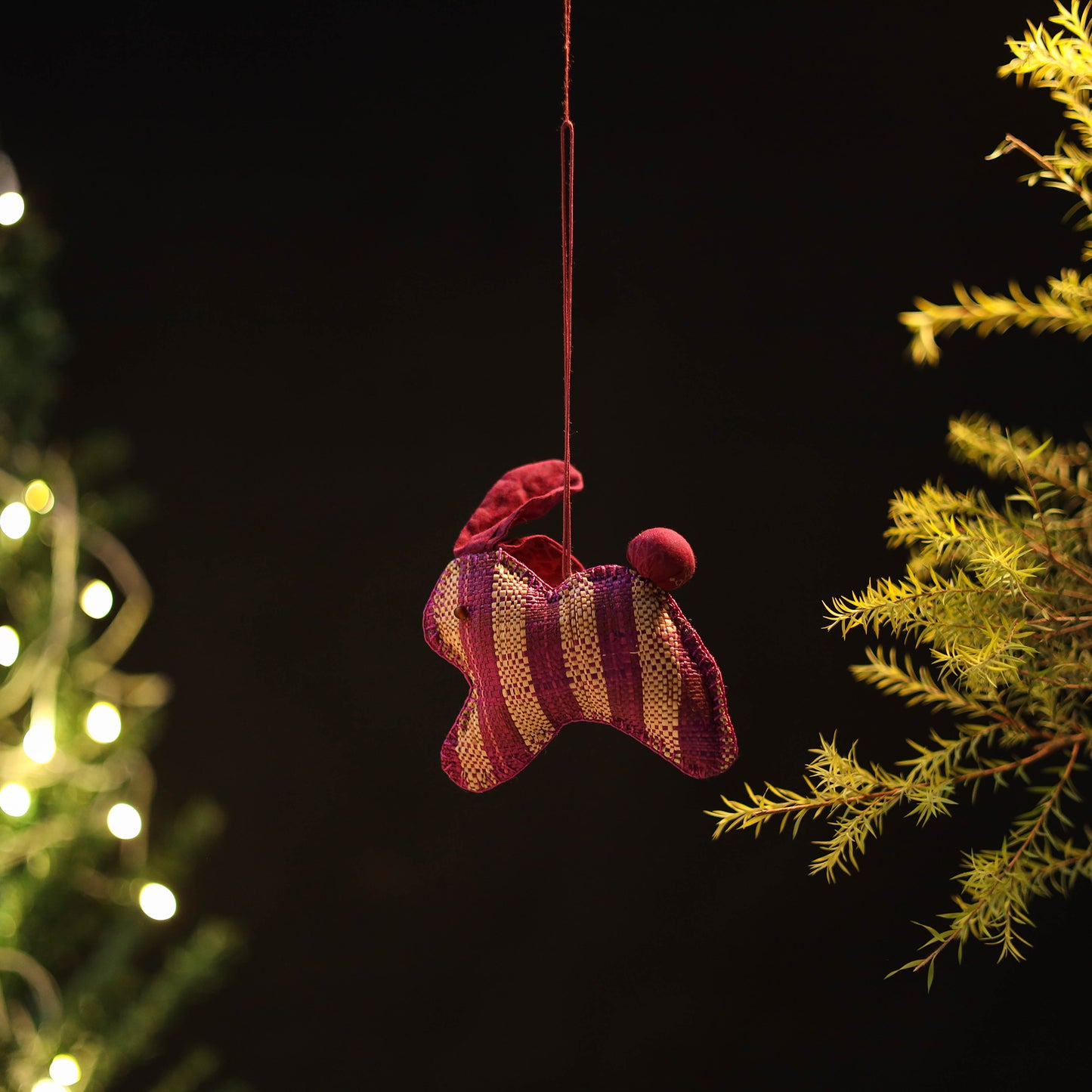 Bunny - Handcrafted Raffia Christmas Ornament 22