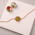 Manjusha Art Handpainted Resin Rakhi 33