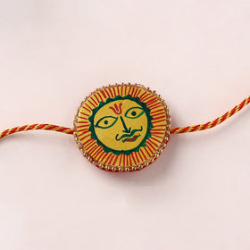 Manjusha Art Handpainted Resin Rakhi 33