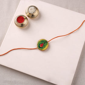 Manjusha Art Handpainted Resin Rakhi 34
