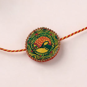 Manjusha Art Handpainted Resin Rakhi 35