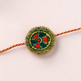 Manjusha Art Handpainted Resin Rakhi 36