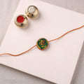 Manjusha Art Handpainted Resin Rakhi 37