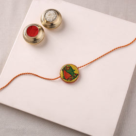 Manjusha Art Handpainted Resin Rakhi 39