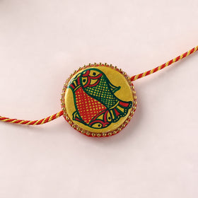 Manjusha Art Handpainted Resin Rakhi 39