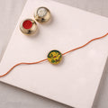 Manjusha Art Handpainted Resin Rakhi 42
