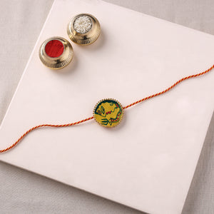 Manjusha Art Handpainted Resin Rakhi 42