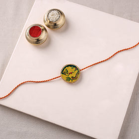 Manjusha Art Handpainted Resin Rakhi 42