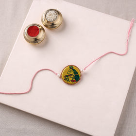 Manjusha Art Handpainted Resin Rakhi 43