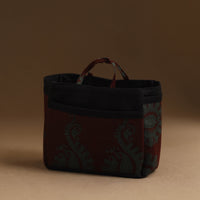 Maroon - Handmade Cotton Multipurpose Cosmetic/Toiletry Bag 06