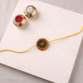 Manjusha Art Handpainted Resin Rakhi 45