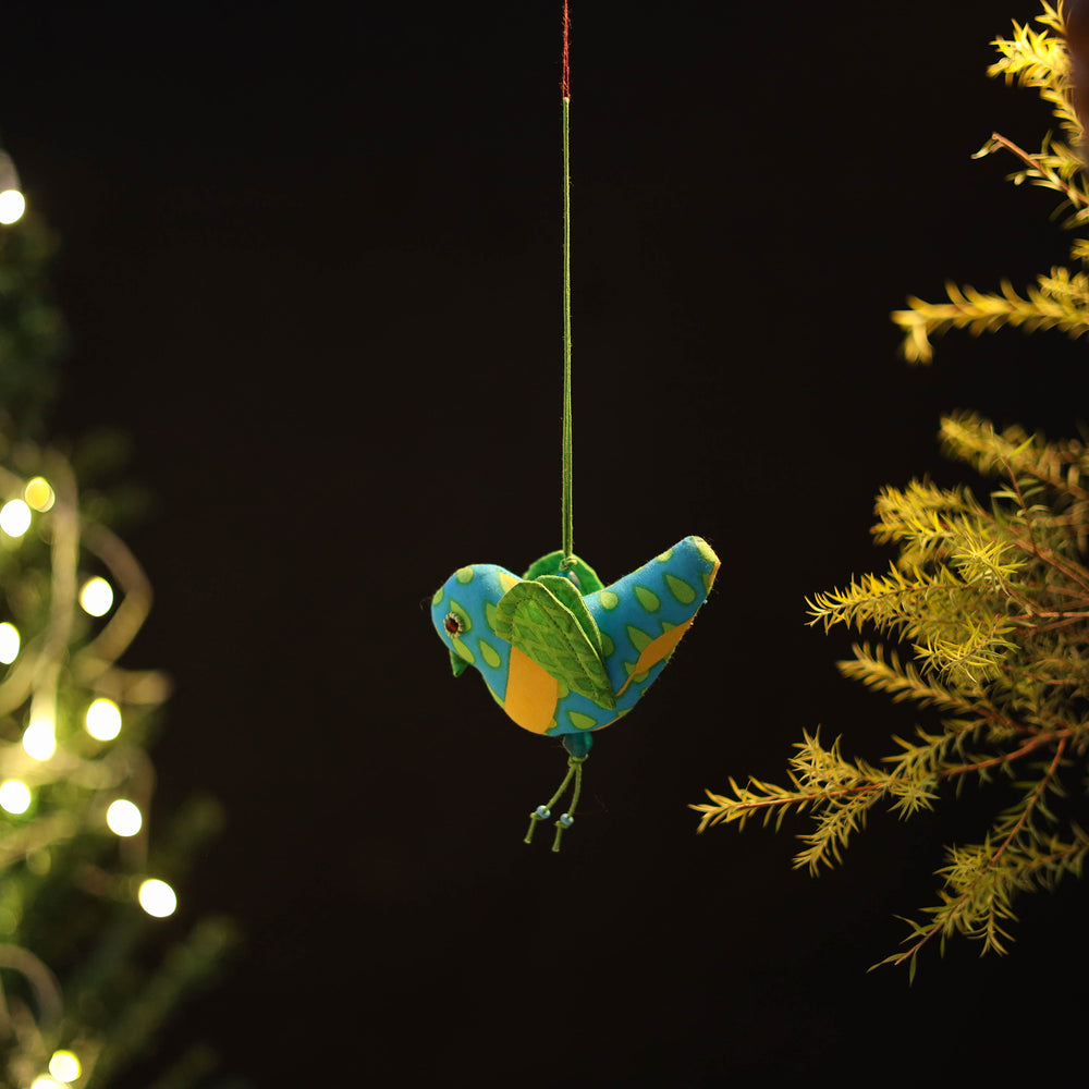 Love Bird - Handcrafted Stuffed Christmas Ornament 35