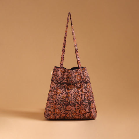 Maroon - Eco-Friendly Handmade Cotton Jhola Tote Bag 23