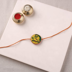 Manjusha Art Handpainted Resin Rakhi 46