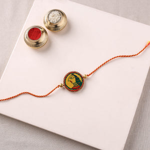 Manjusha Art Handpainted Resin Rakhi 47