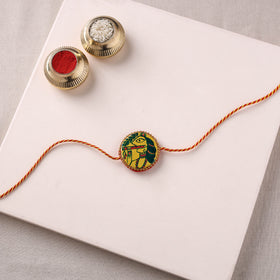 Manjusha Art Handpainted Resin Rakhi 49